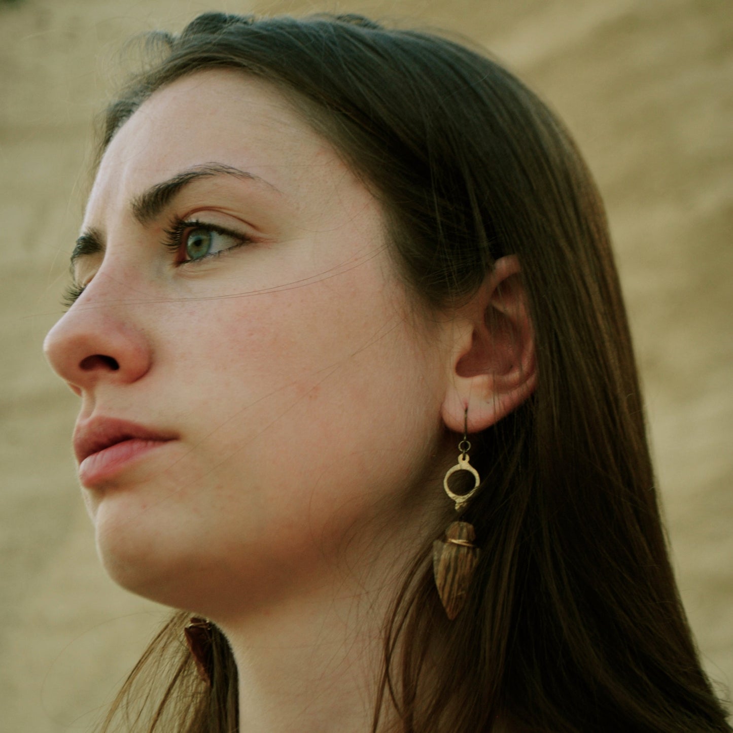 ARROWHEAD Boucles d'oreilles laiton