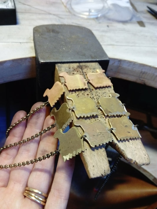 La Tendresse Des Loups Bijoux design brut Inspiration Arts Primitifs Créations uniques Bijoux durables éthiques Argent Laiton recyclé