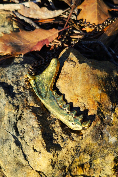 OS SACRÉ Collier laiton