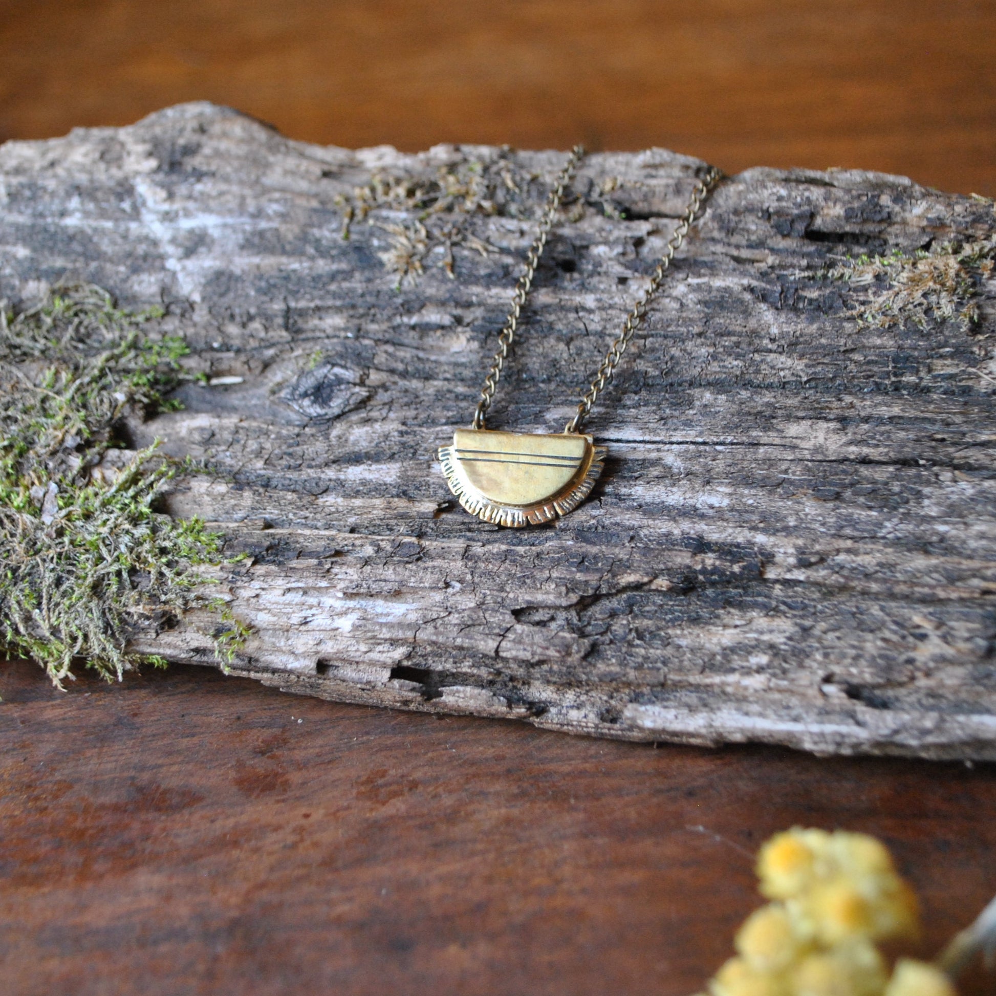 Collier Luna & Sol collier en forme de lune et de soleil