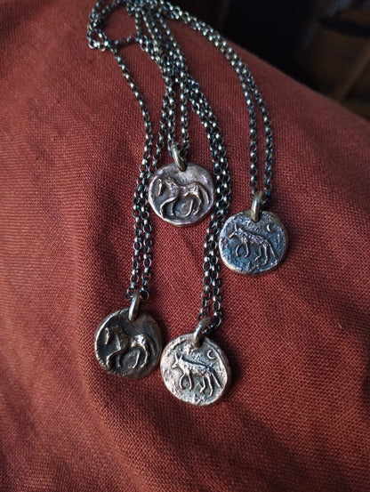 CANIS LUPUS Collier bronze